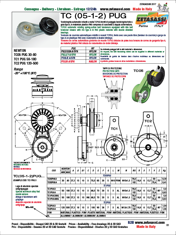 ROTARY DRIVE BELT TENSIONER